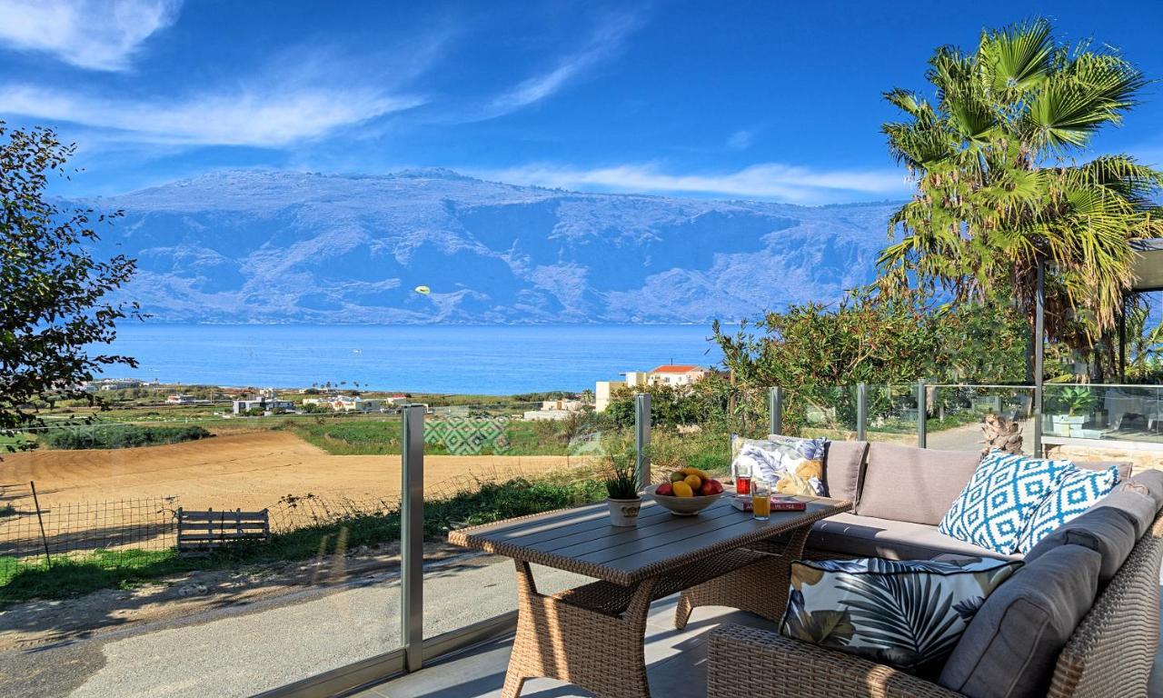 Cretan Sunset Villa Heated Pool Dhramia Экстерьер фото