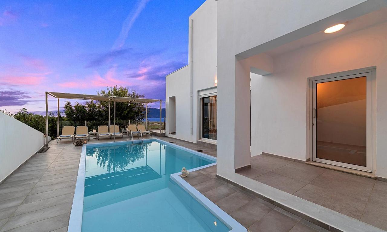 Cretan Sunset Villa Heated Pool Dhramia Экстерьер фото